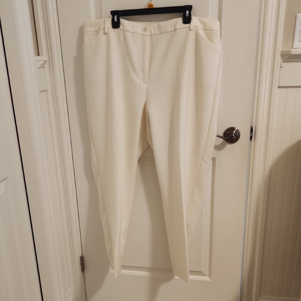 Elegant Cream Women's Pants